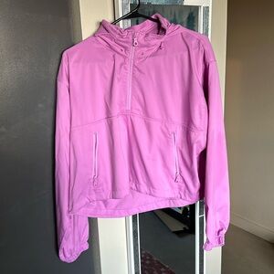 Girlfriend Collective Half Zip Windbreaker